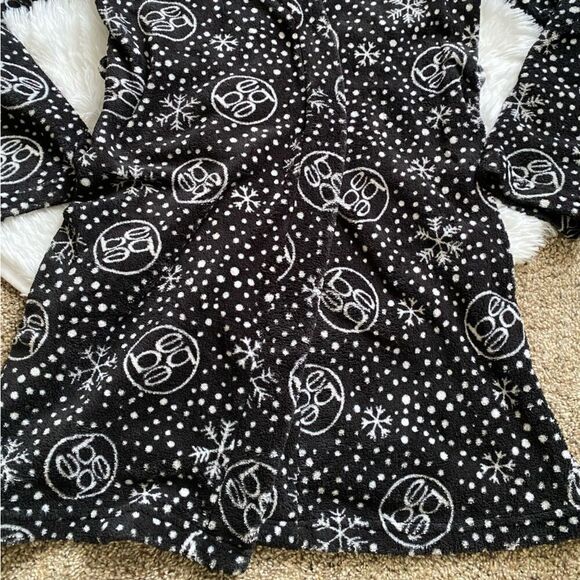 Bebe Robe Black White Women’s Size Medium No Belt - Picture 4 of 11